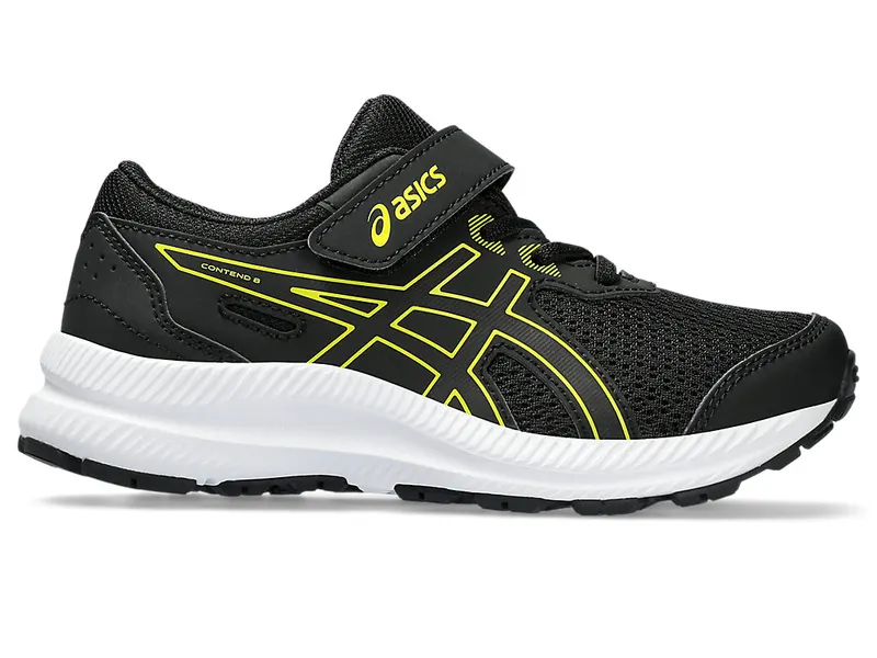 Asics Contend 8 Ps Black/Bright Yellow (1014A258.009)