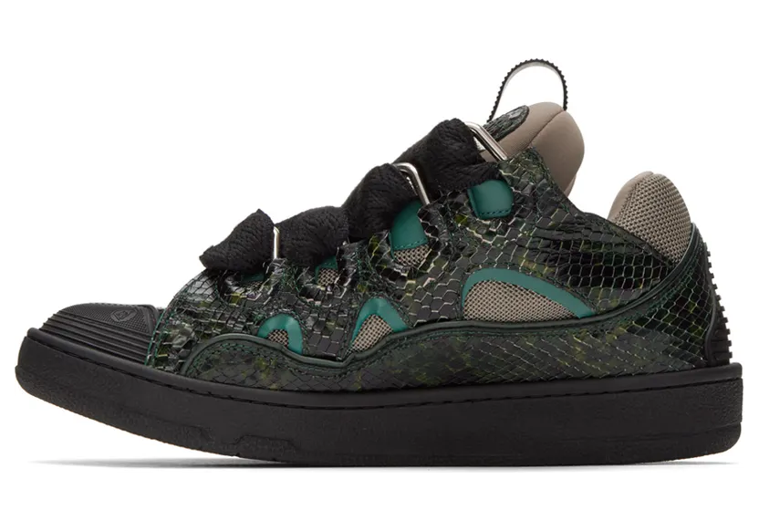 Lanvin Green Curb Sneakers (FM-SKRK11-PTCA-A22) (3)