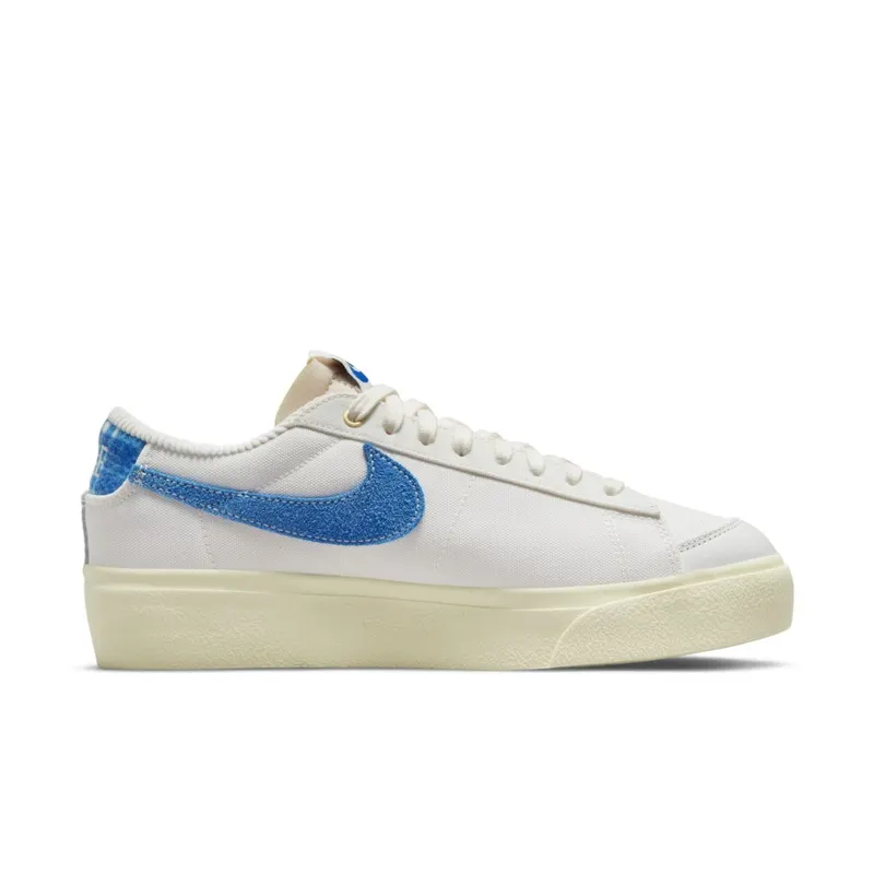 Nike Blazer Low Platform Sail Game Royal (W) (DO2371-133)