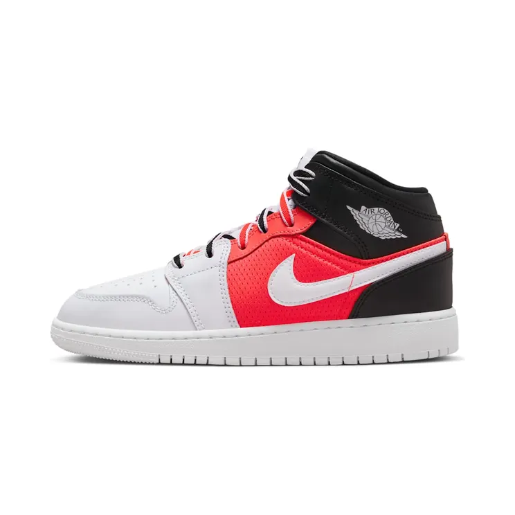 Air Jordan 1 Mid SE GS “Black / Infrared 23 / White” (FB4417-016)
