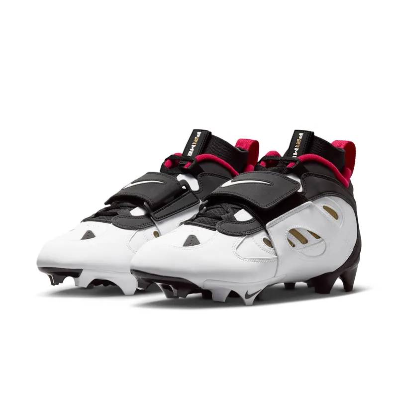 Nike Air Diamond Turf 2 Cleats – “Black / Prime Red / Metallic Gold / White” (IF4807-002)