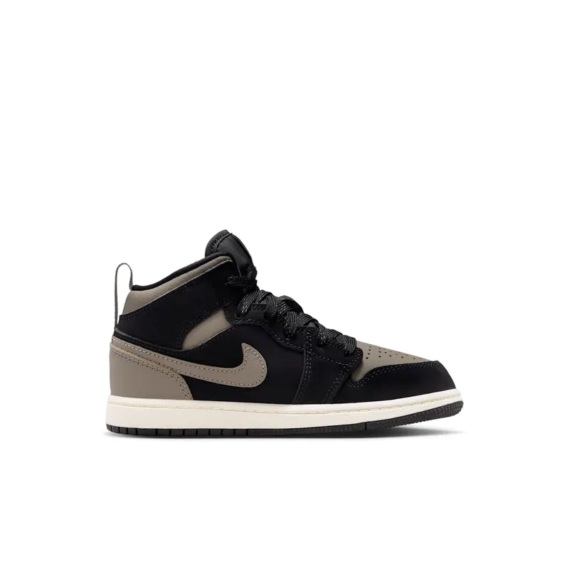 Air Jordan 1 Black/Light Wild Mango/Muslin/Olive Grey (IB7052-002)