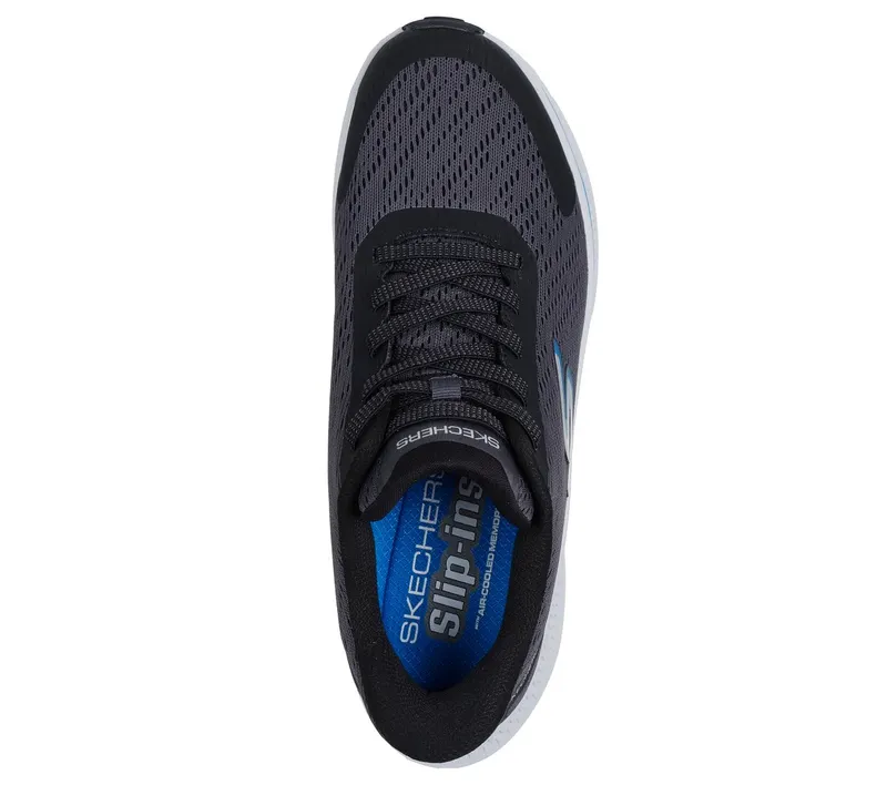 Skechers Slip-ins: GO RUN Consistent 2.0 – Worldview Sneaker Houtskool/Black