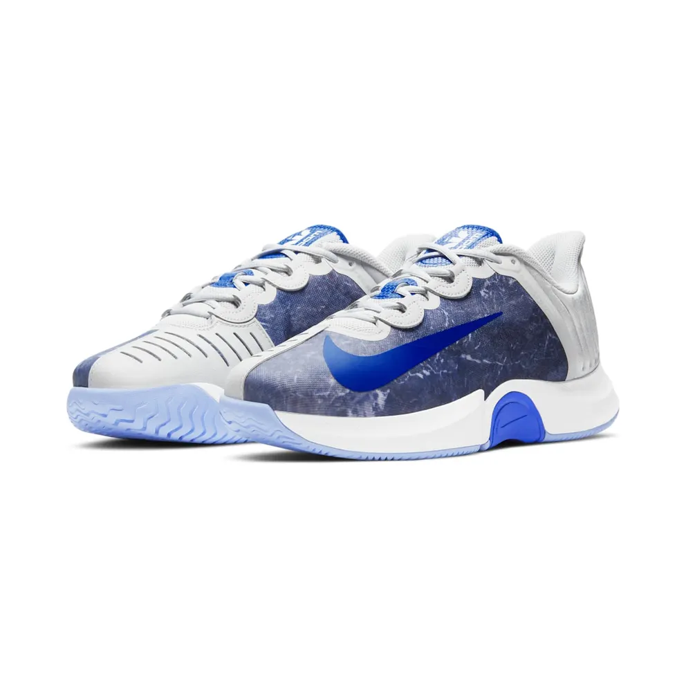 NikeCourt Air Zoom GP Turbo Hardcourt “Grey Fog / Aluminium / White / Hyper Royal” (CK7513-024)