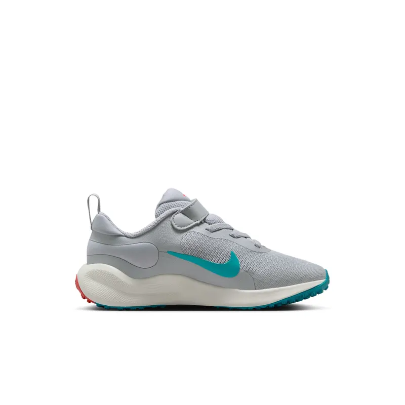 Nike Revolution 7 Wolf Grey Bright Crimson Summit White Dusty Cactus (FB7690-008)