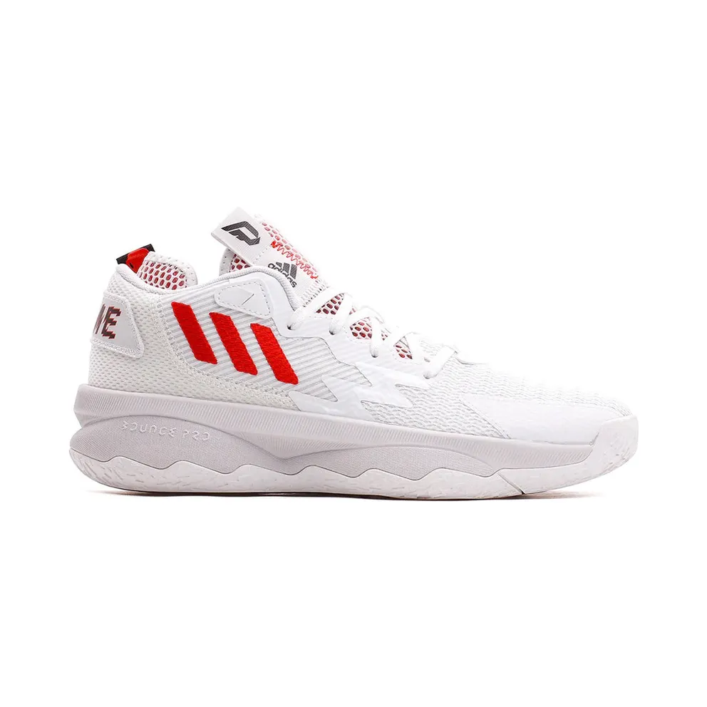 Adidas Dame 8 Cloud White / Vivid Red / Core Black (GY0384)