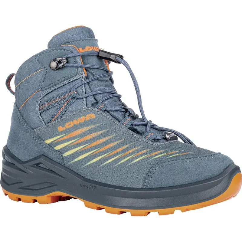 Lowa Zirrox II GTX Mid Kids Multifunktionsschuhe, türkis, Größe 28 (641129)