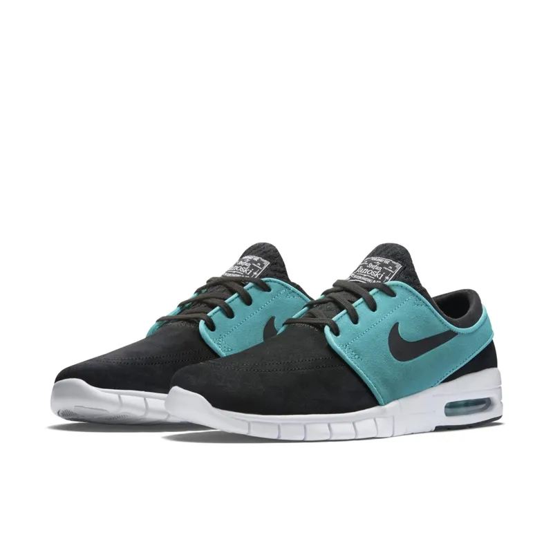 Nike SB Stefan Janoski Max Leather Black Mint Retro Black/Black-Light Retro-White (685299-031)