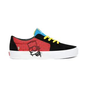 Vans The Simpsons x Sk8-Low ‘El Barto’ Red/Black (VN0A4UUK17A)