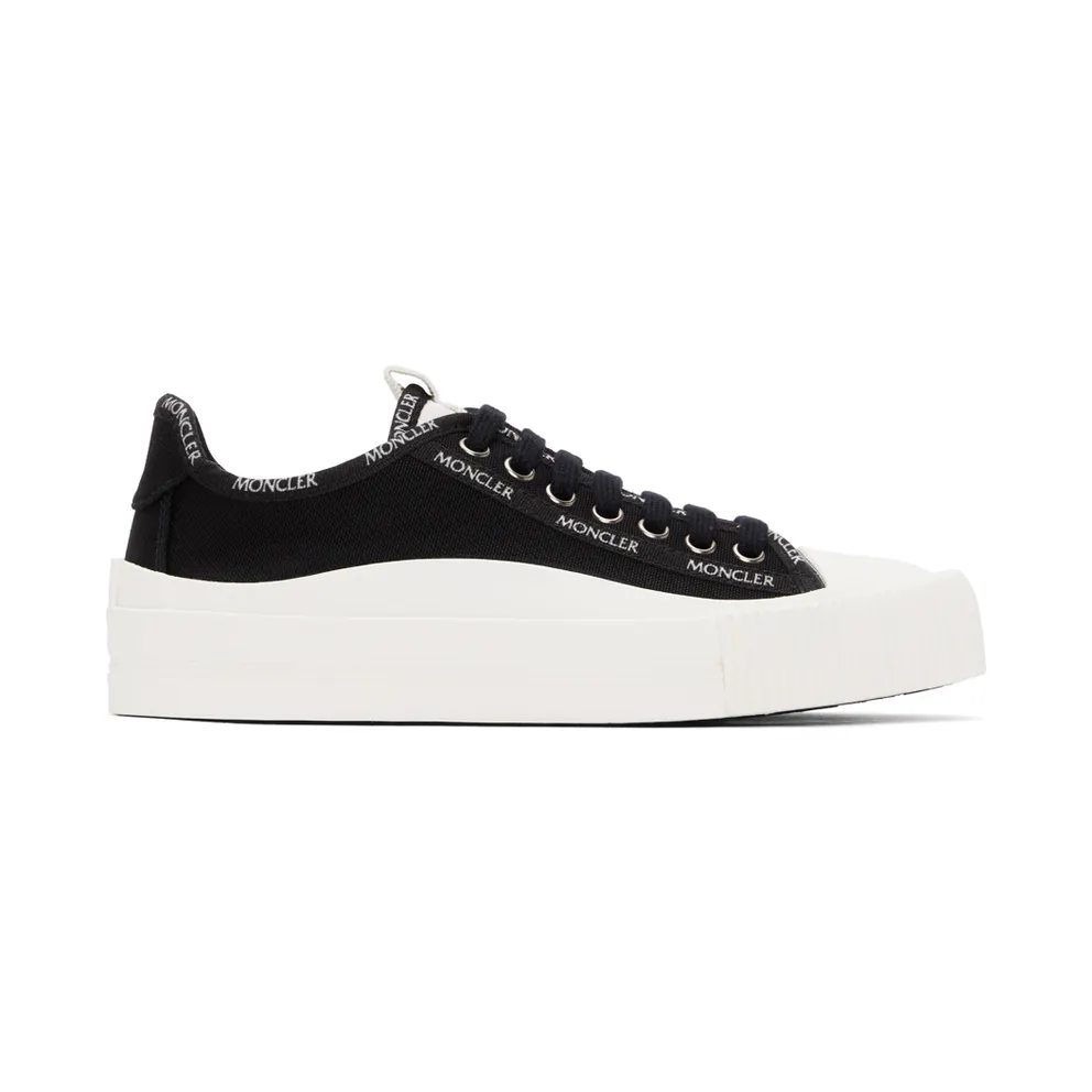 Moncler White Canvas Glissiere Sneakers (G109B4M7264002SS9)