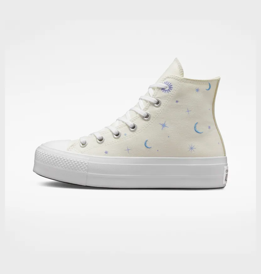 Converse Chuck Taylor All Star Lift Platform Celestial Egret/moonrise Purple