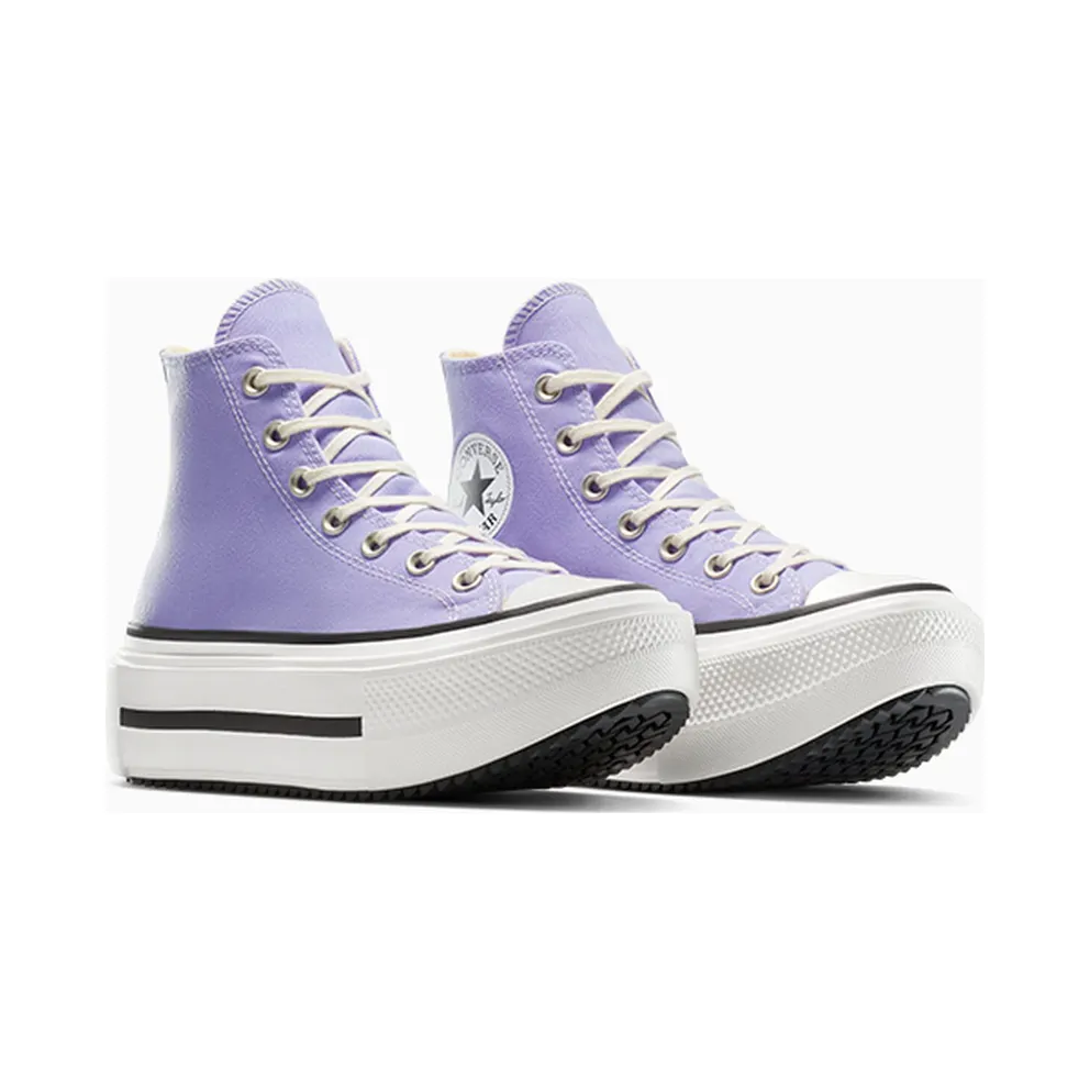 Converse Chuck Taylor All Star Lift Double Stack Violet Heat/Egret/Black (A15206C)