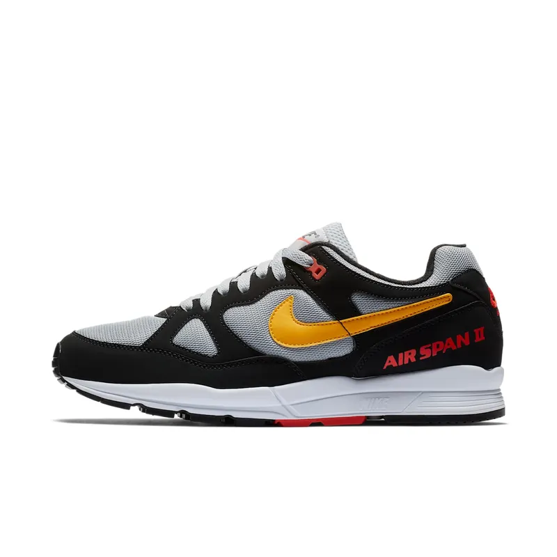 Nike Air Span 2 Black Yellow Ochre Black/Yellow Ochre-Wolf Grey (AH8047-010)