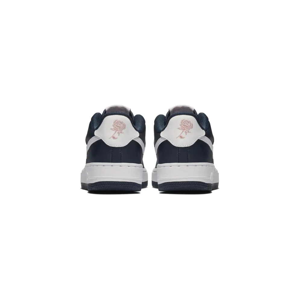 Nike Air Force 1 Low Valentines Day 2019 Obsidian (GS) Obsidian/White-Bleached Coral (BQ6980-400)