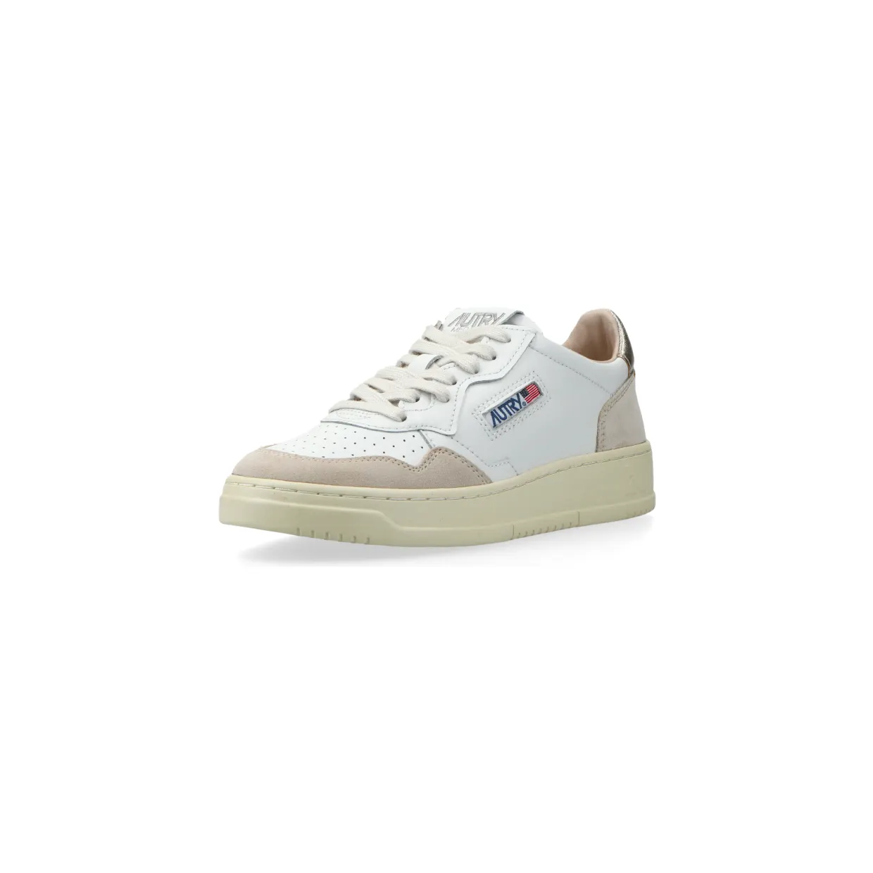 Autry Medalist Low W (leat / suede white / gold) – AULWLS75 (2)