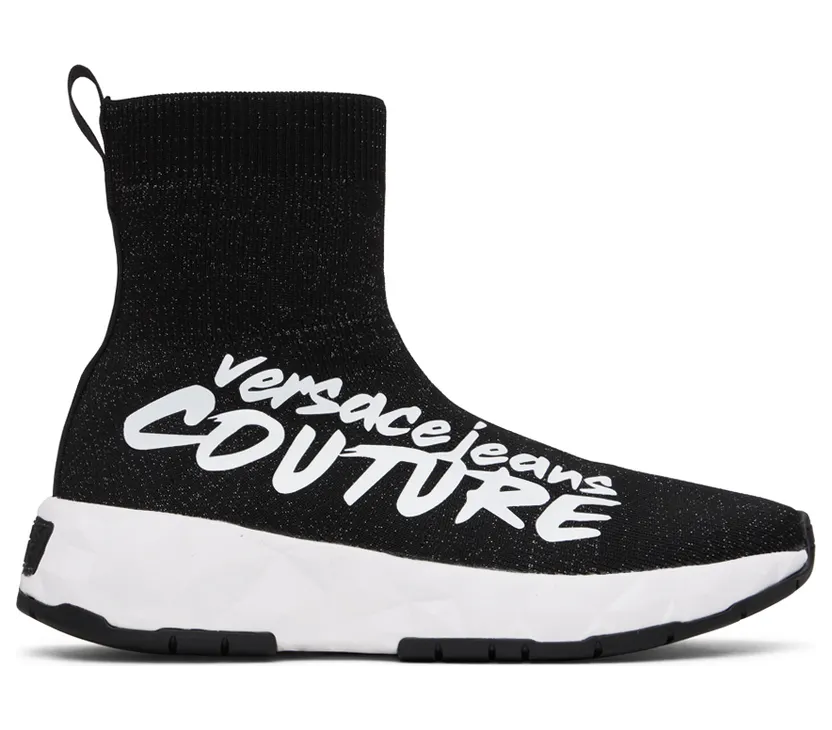 Versace Jeans Couture Black Atom Sneakers (E73VA3SB5EZS417)
