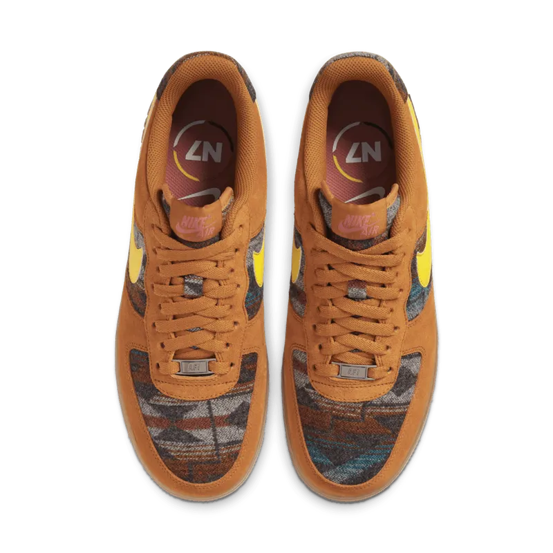 Nike Air Force 1 Low N7 Pendleton (2019) Orange/Maize-Gum (CQ7308-700)