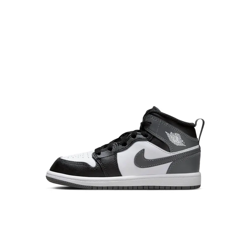 Jordan 1 Mid Black White Iron Grey (DQ8424-001)