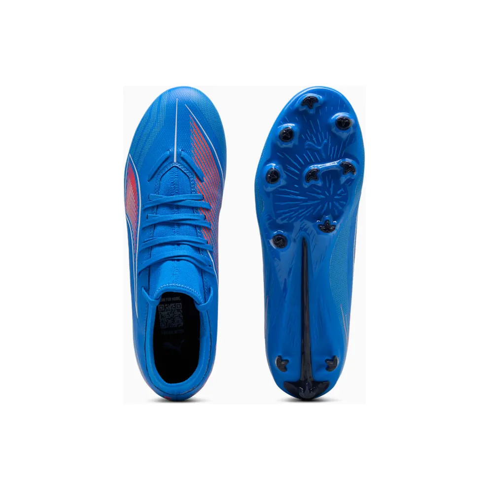 Puma Ultra 6 Play+ FG/AG Ultra Blue White Glowing Red (108548-01)