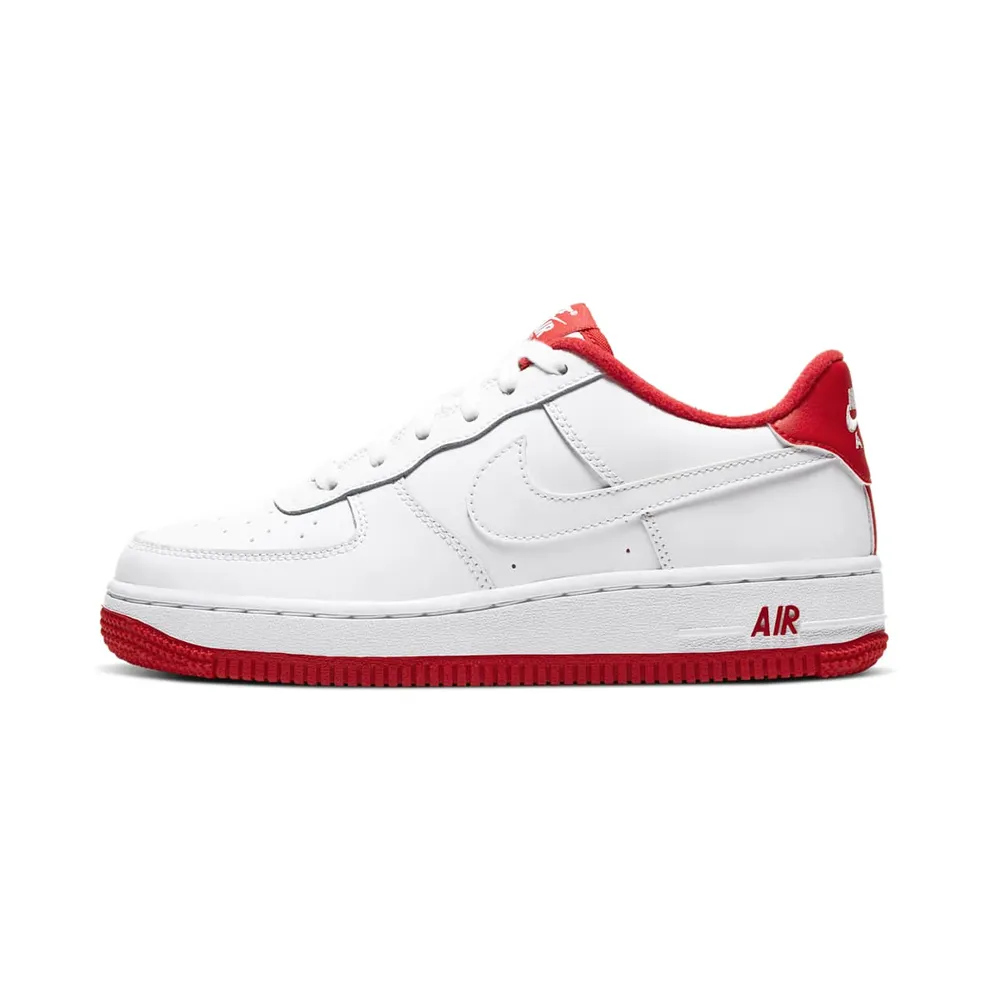 Nike Air Force 1 White University Red (GS)