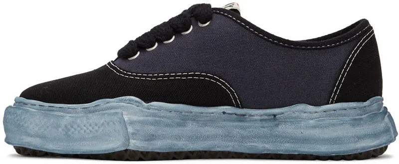 Miharayasuhiro Grey & White Baker Over-Dyed Sneakers (A08FW724)