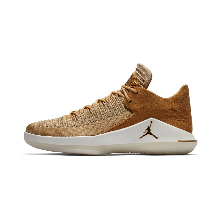 Jordan XXXII Low “Golden Harvest / Sail / Black / Metallic Gold” (AA1256-700)