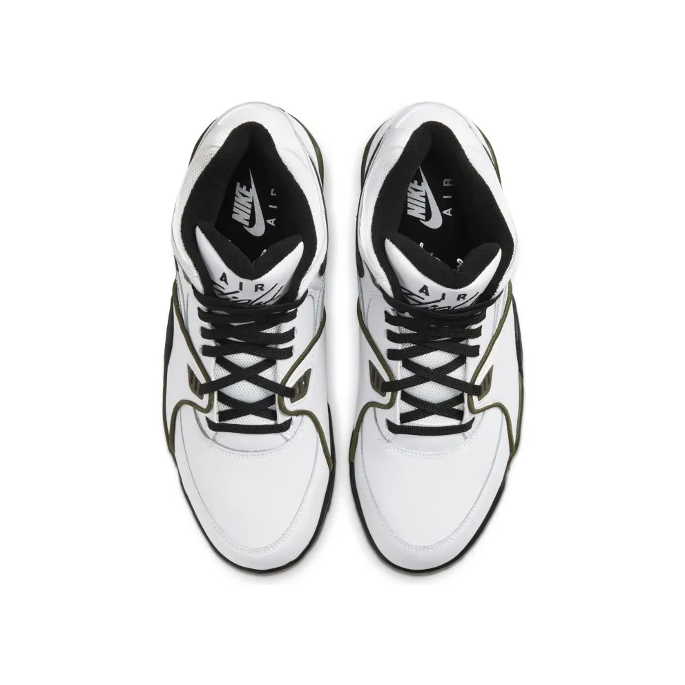 Nike Air Flight 89 White Black Olive White/Black-Medium Olive (CJ5390-101)