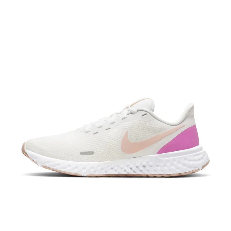 Nike Revolution 5 Summit White (W) Summit White/Fire Pink/Washed Coral (BQ3207-103)