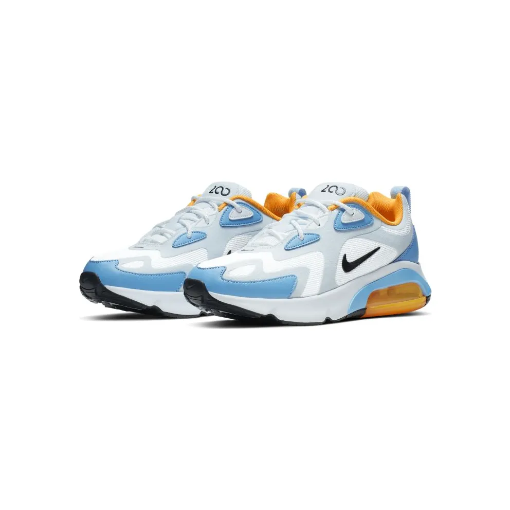 Nike Air Max 200 White University Blue (W) White/Half Blue-University Blue-Black (AT6175-101)