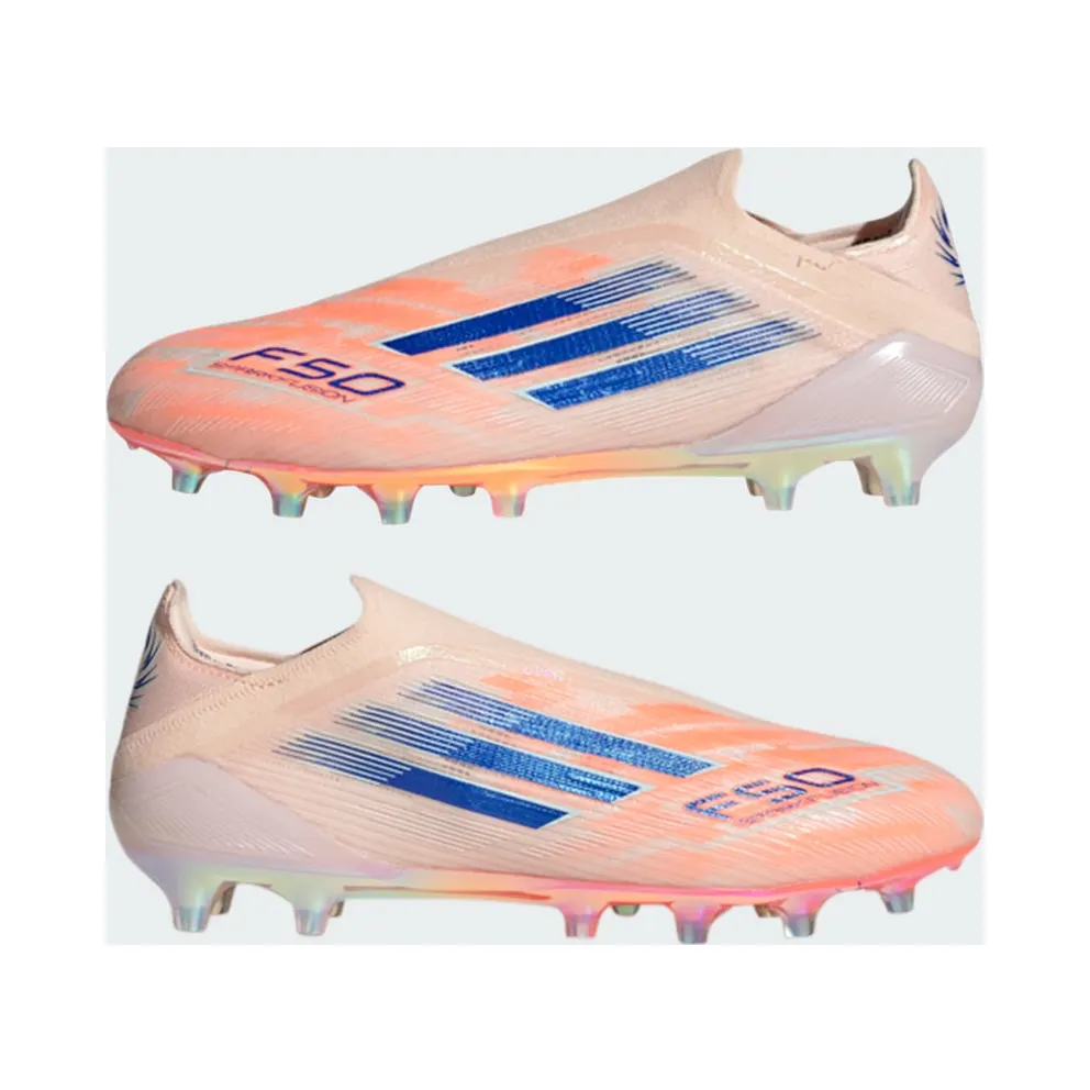 Adidas F50 Sparkfusion Elite Laceless FG “Bliss Orange / Lucid Blue / Beam Orange” (JQ6354)