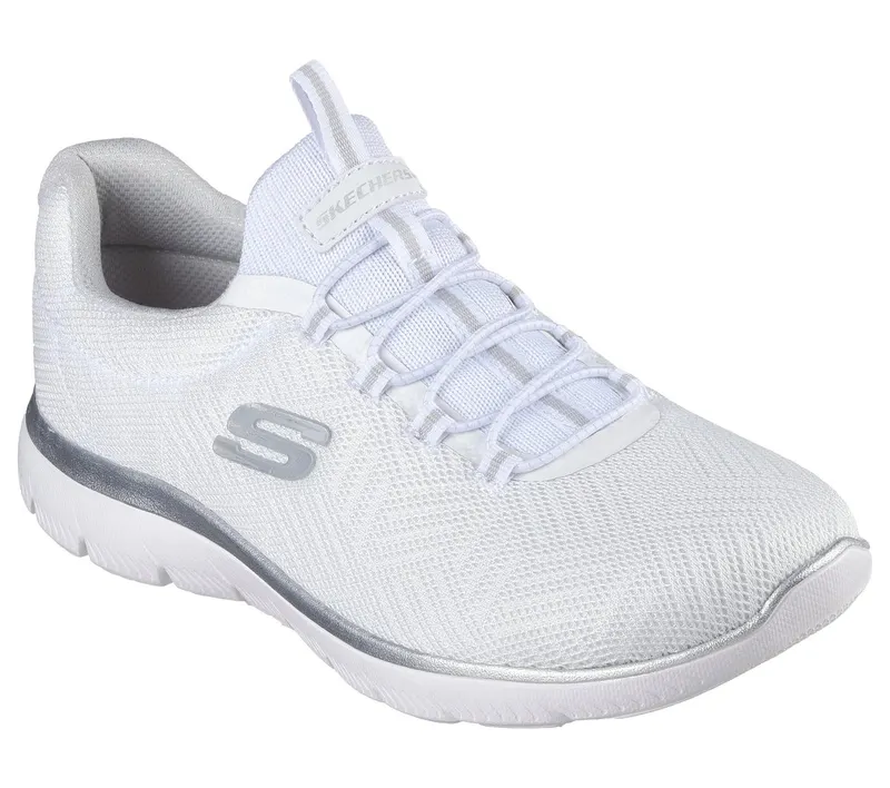 Skechers Summits – Artistry Chic Sneaker White/Silver