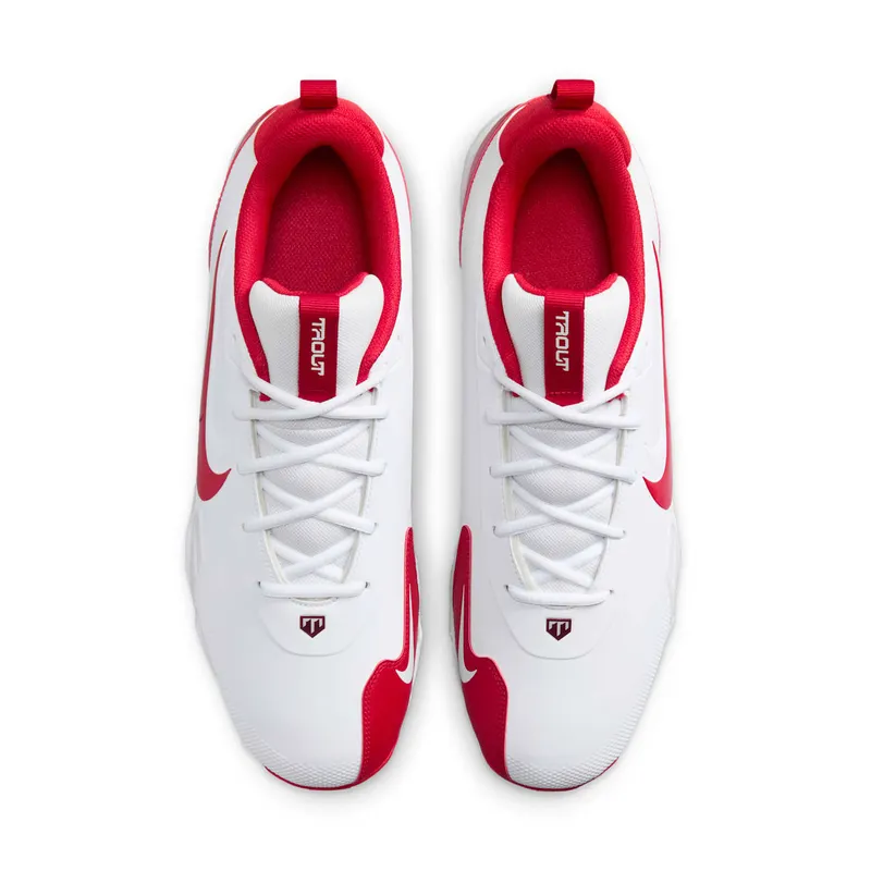 Nike Force Trout 9 Keystone White Team Red Pure Platinum University Red (FB9728-104)
