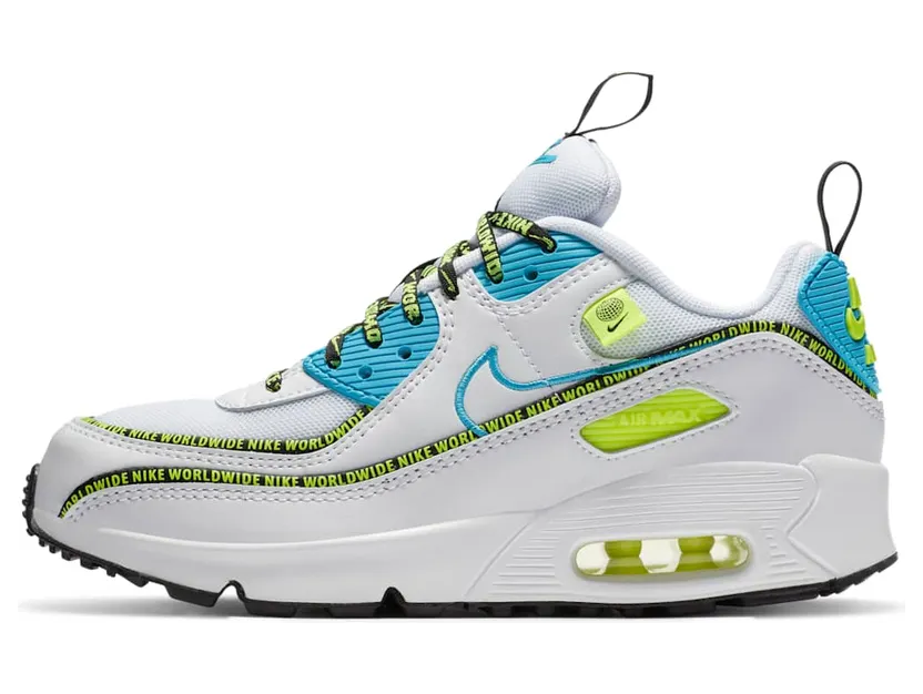 Nike Air Max 90 SE Worldwide Pack Blue Fury Volt (CV7665-100)