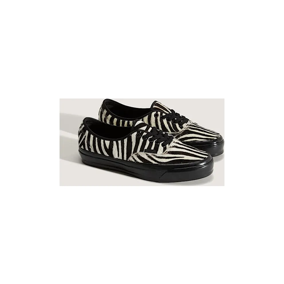 Vans Authentic 44 LX Life is Unfair Zebra Pony Hair (VN000EAKZBR)