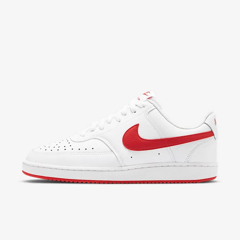 Nike Court Vision Low “White / University Red” (CD5434-101)