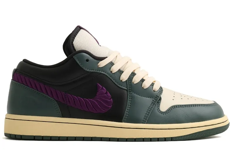 Jordan 1 Low SE Vintage Green Night Purple (IW0771-338)
