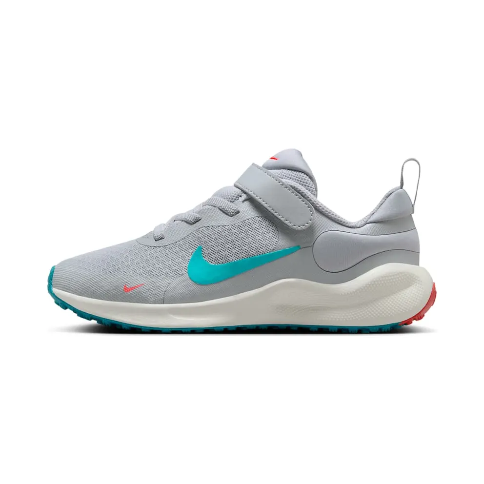 Nike Revolution 7 Wolf Grey Bright Crimson Summit White Dusty Cactus (FB7690-008)