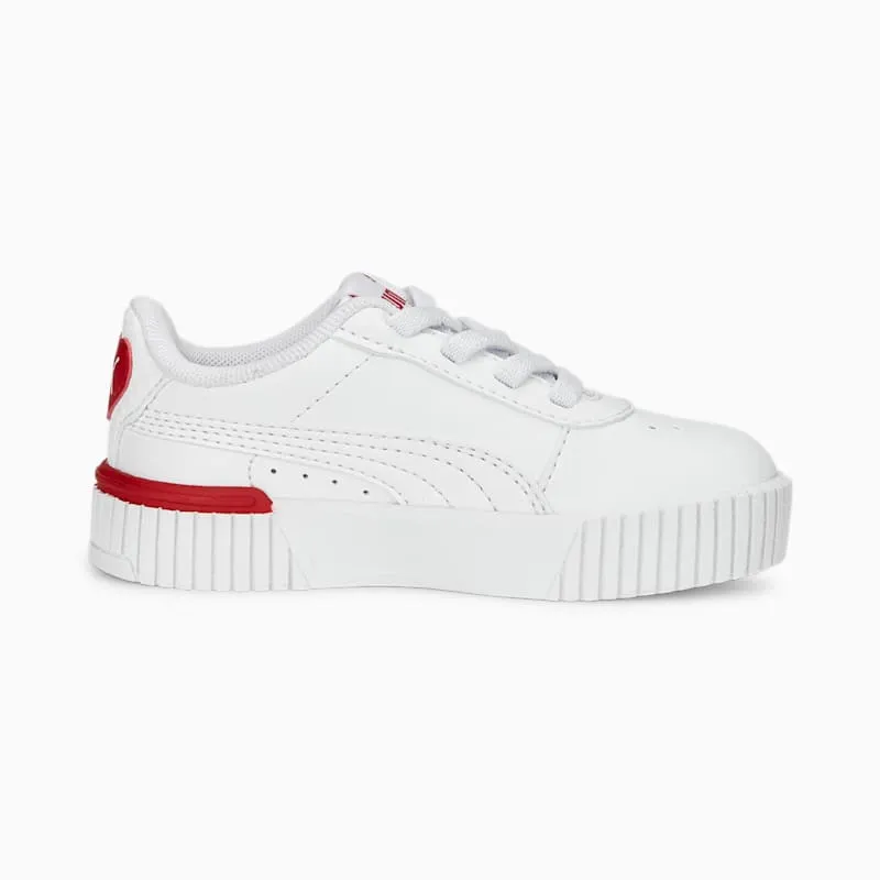 Puma Carina 2.0 Red Thread TD “White / Red” (389748-01)