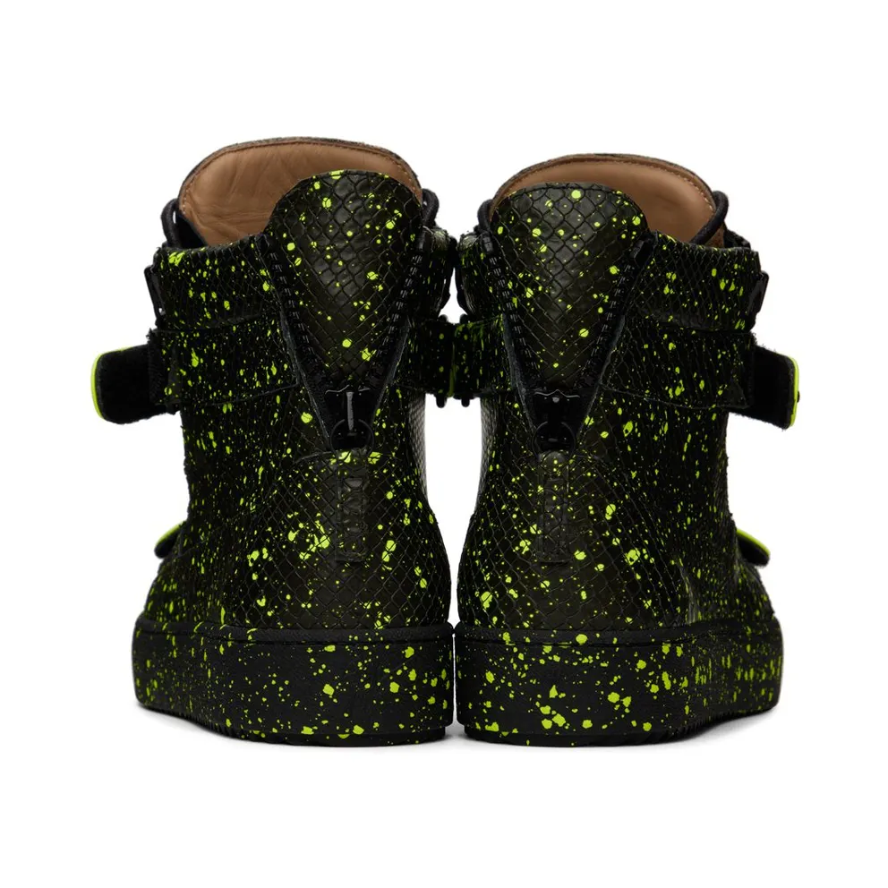 Giuseppe Zanotti Black & Yellow Coby NRO/FLUOGIALLO (RU20034-93229)