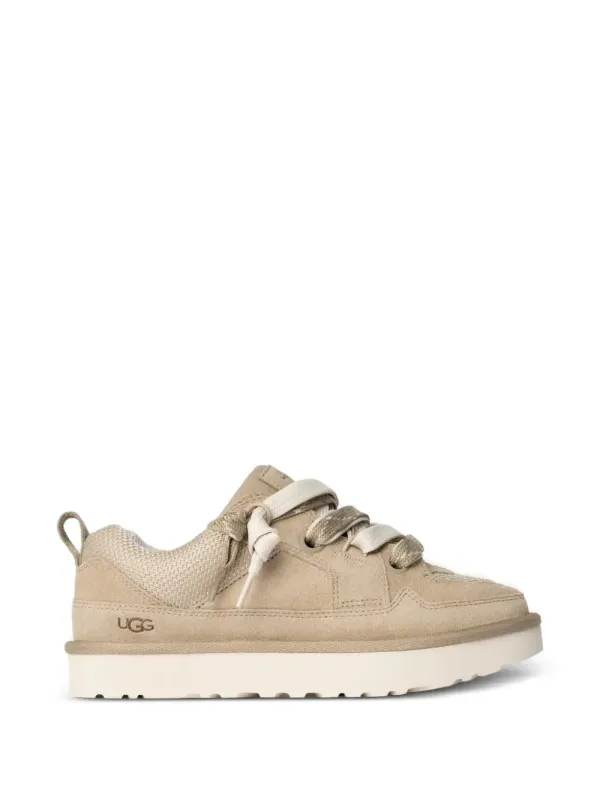 UGG Sneakers with vlakken and logo-reliëf – Beige (LOLOWMELMUSTARDSEED)