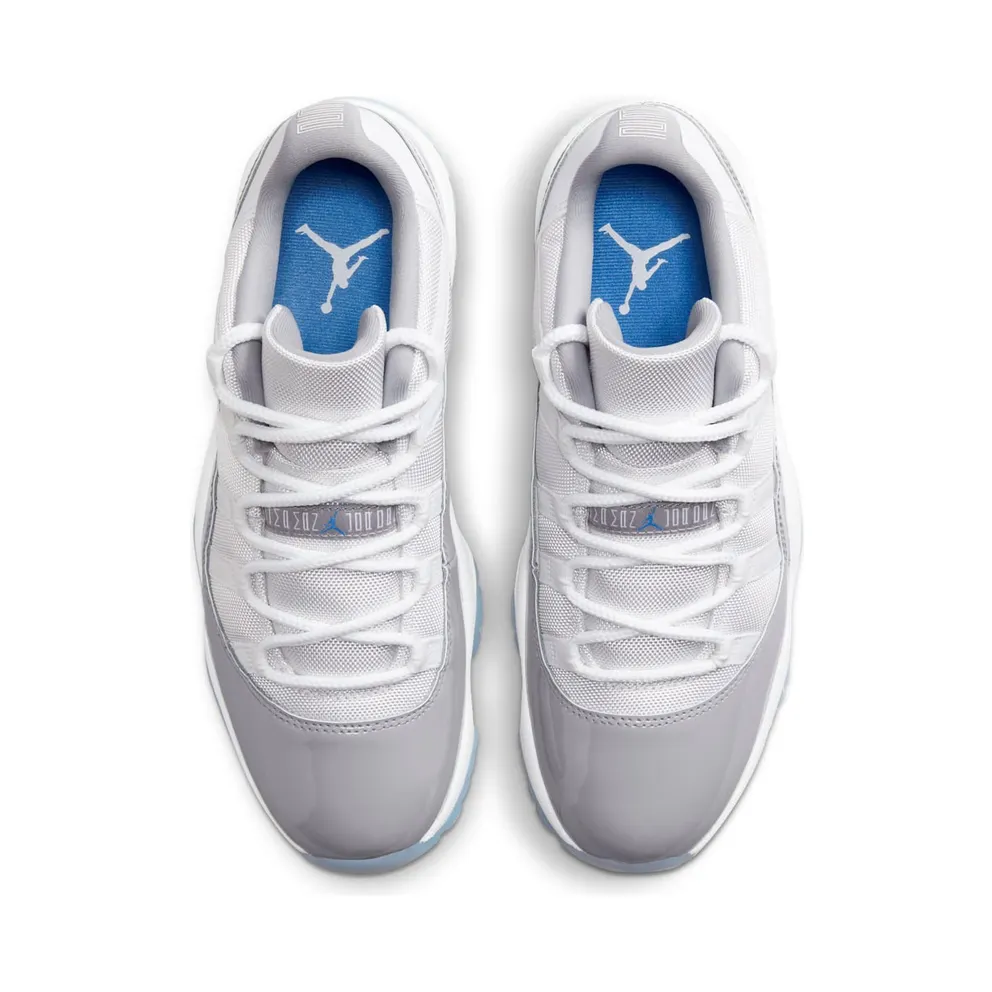 Air Jordan 11 Retro Low White/Cement Grey/University Blue (AV2187-140)
