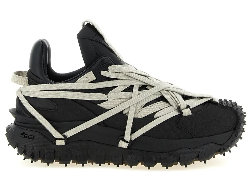 Rick Owens Moncler + Rick Owens Trailgrip Megalace “Black” (MU01F4M10M4321999)