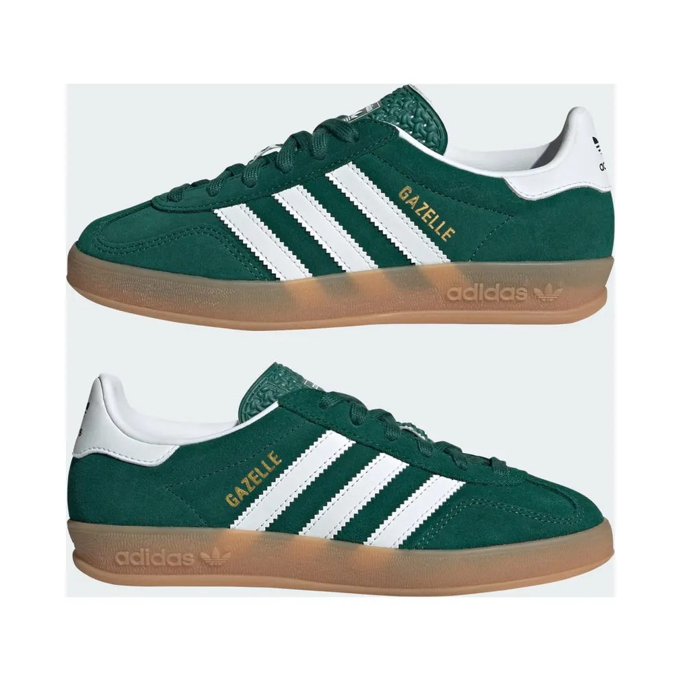 adidas Gazelle Indoor Collegiate Green Cloud White Gum (JS3800)