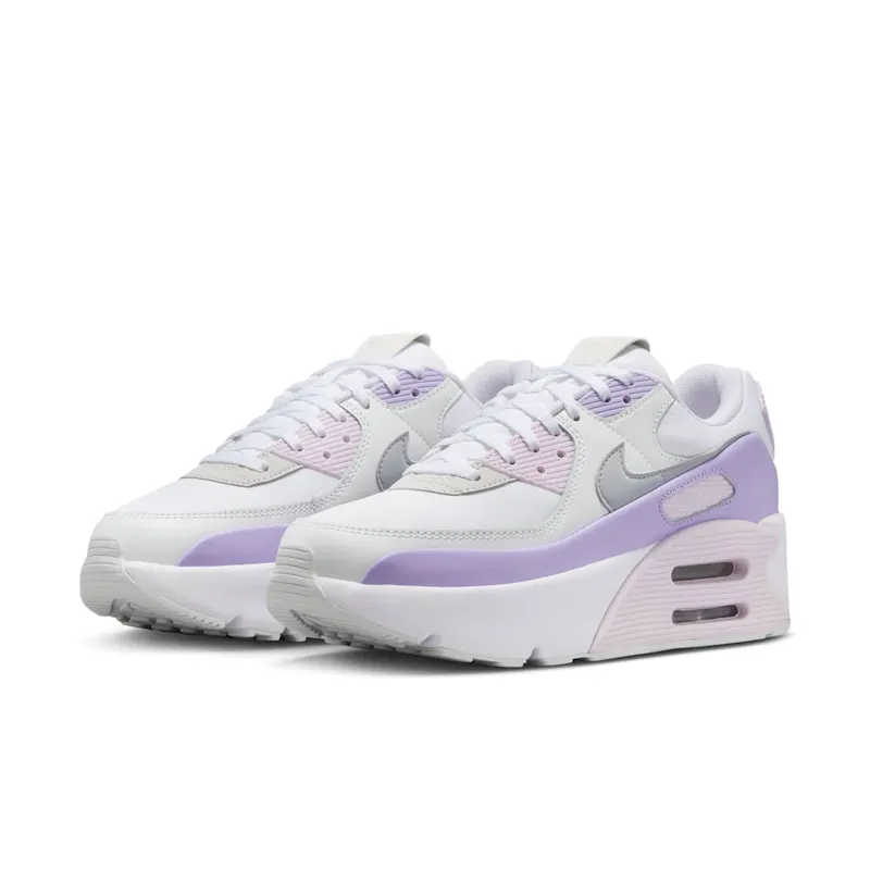 Nike Air Max 90 LV8 White Hydrangeas Summit White Wolf Grey (FD4328-113)