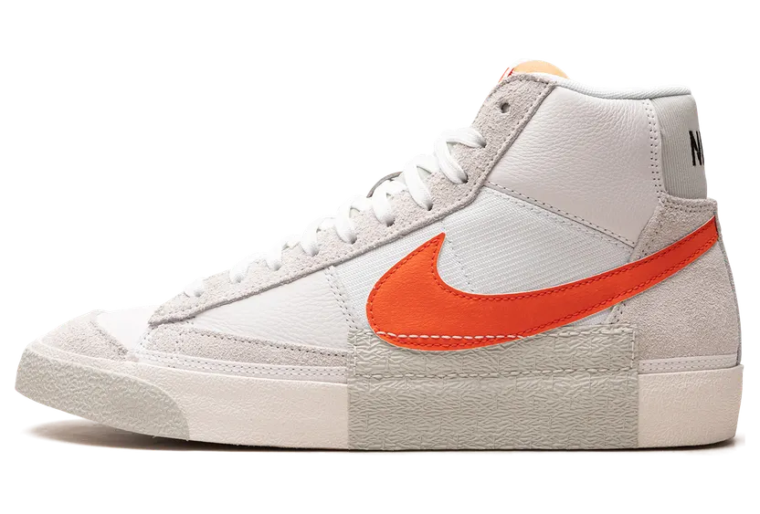 Nike Blazer Mid ’77 Pro Club “Remastered – White Safety Orange” (DQ7673-103)