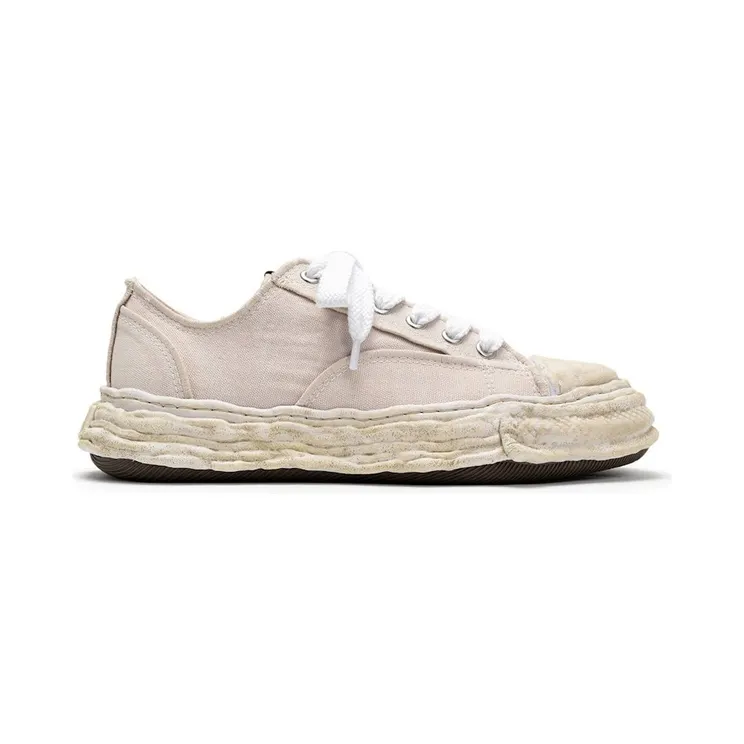 Maison Mihara Yasuhiro Peterson 23 OG Sole Vintage Effect Embroidered Canvas Low Beige (A15FW722-BEI)