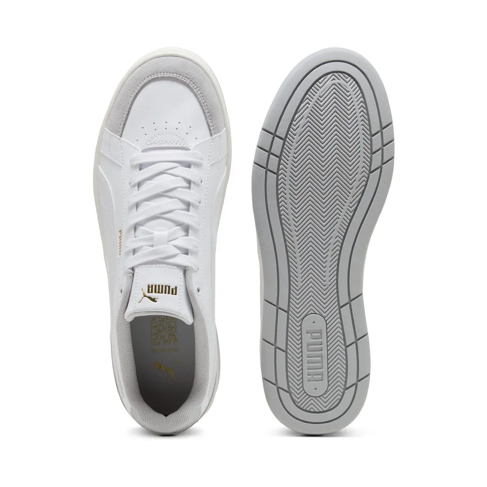 Puma Court Classico Sport “Puma White / Puma White / Cool Light Gray” (400731_02)
