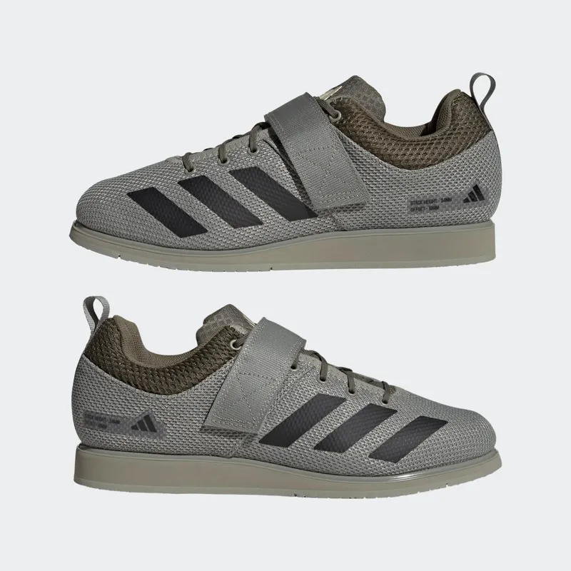 adidas Powerlift 5 Silver Pebble Core Black Olive Strata (HQ3529)