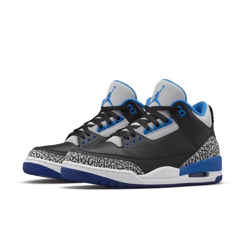 Air Jordan Nike AJ III 3 Retro Sports Blue (2014) (136064-007)