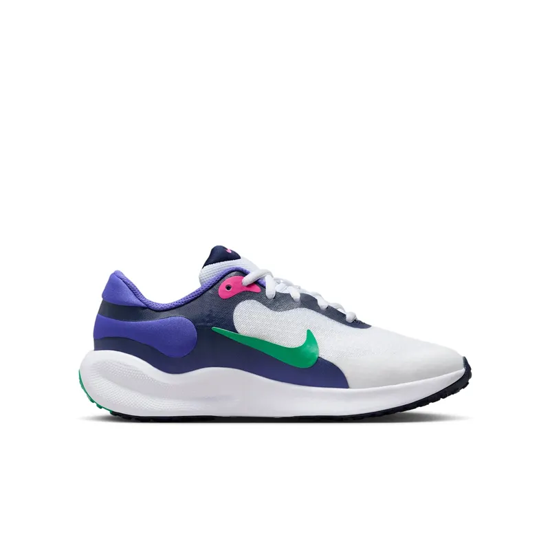 Nike Revolution 7 GS “Midnight Navy Stadium Green” (FB7689-101)